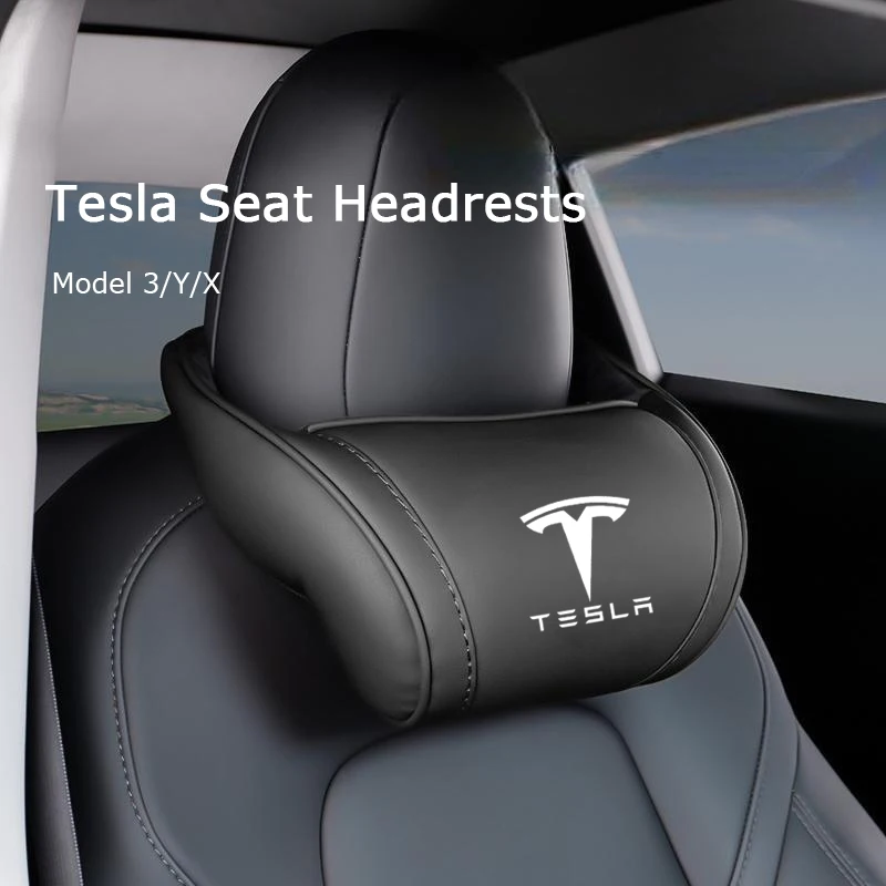 Car seat headrest, Tesla seat headrest Neck pillow suitable for Model Y/3/X Tesla car interior