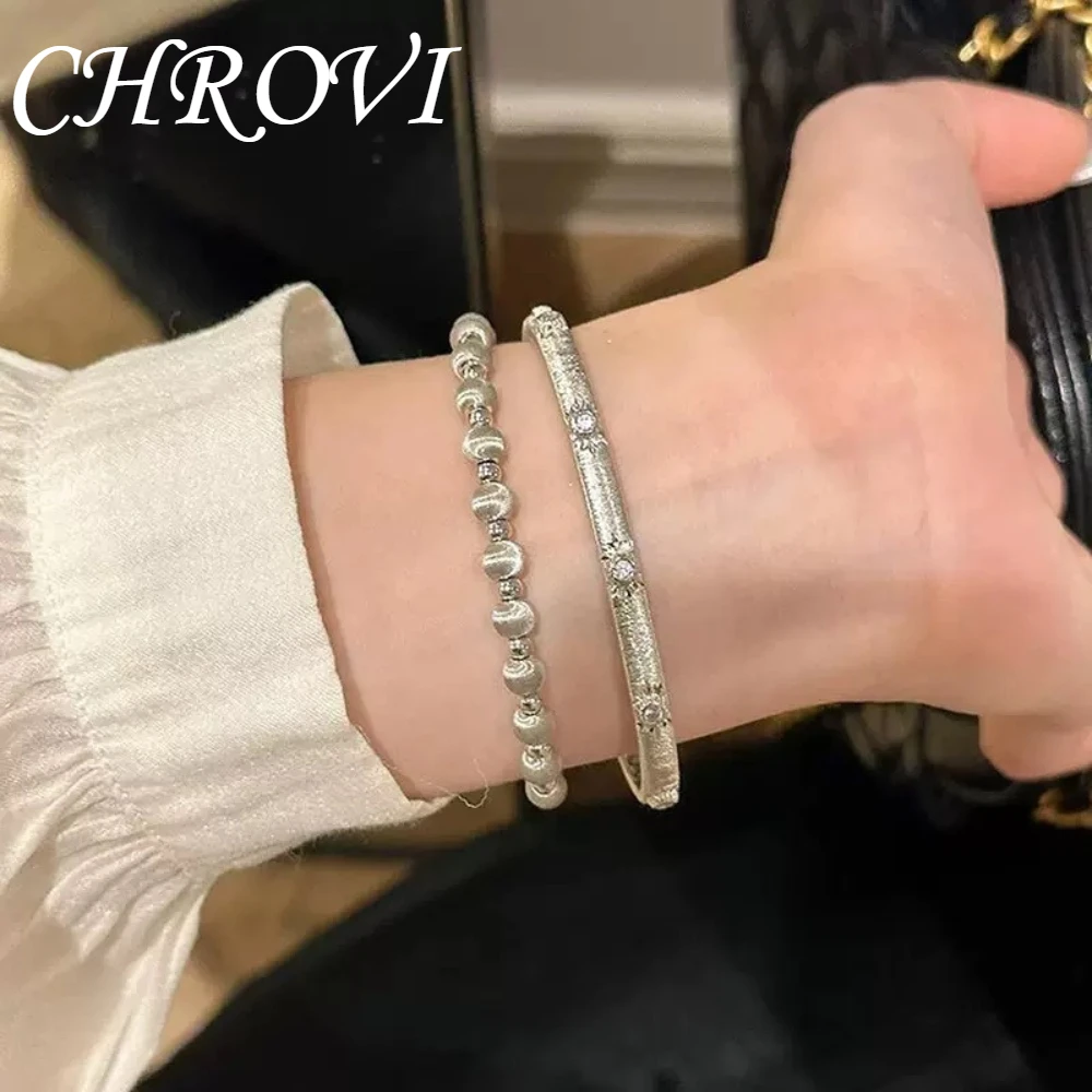 Mittelalterliches 925 Sterling Silber Gebürstetes Luxuriöses Laser-geschnittenes Funkelndes Diamant-Armband mit Verschluss-Accessoire und Handring – Detail 4