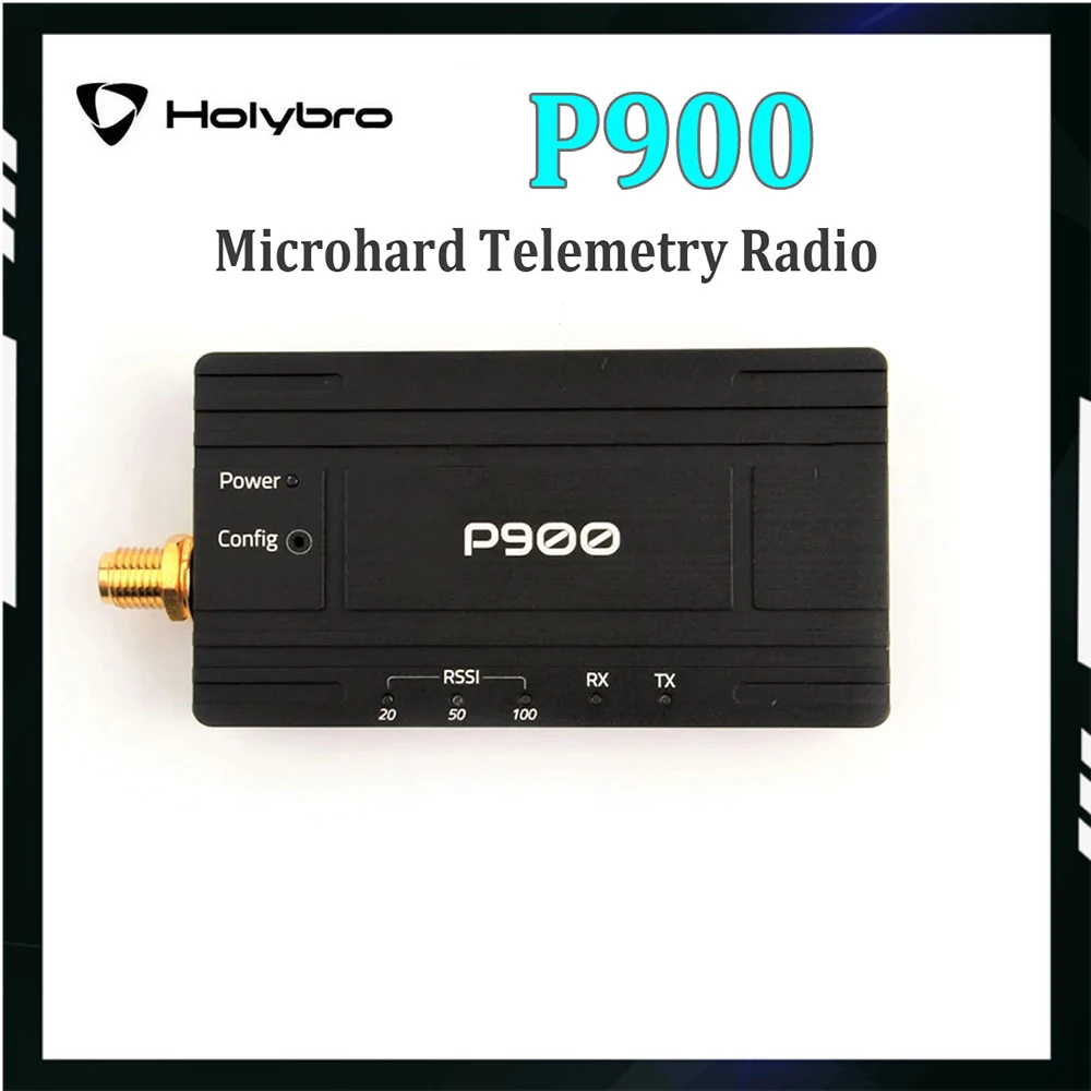 Holybro-P900 Radio Tech, 900MHz, 1W, Basé sur une Puce Microhard, Longue Portée pour Pixhawk, APM, PaparazziUAV