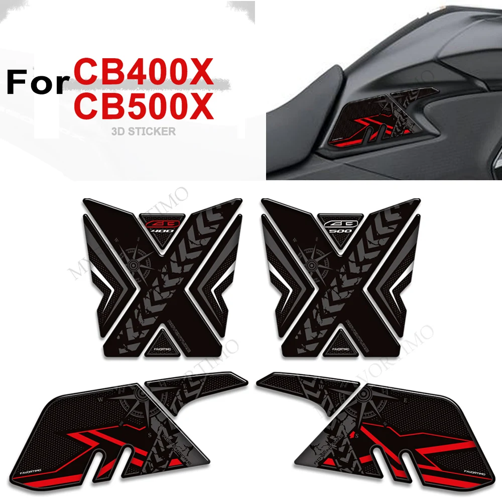 CB400X CB500X Motorcycle Fuel Oil Tank Pad Kit Knee Protector Stickers Decals For Honda CB 400 500 X CB 400X CB 500X