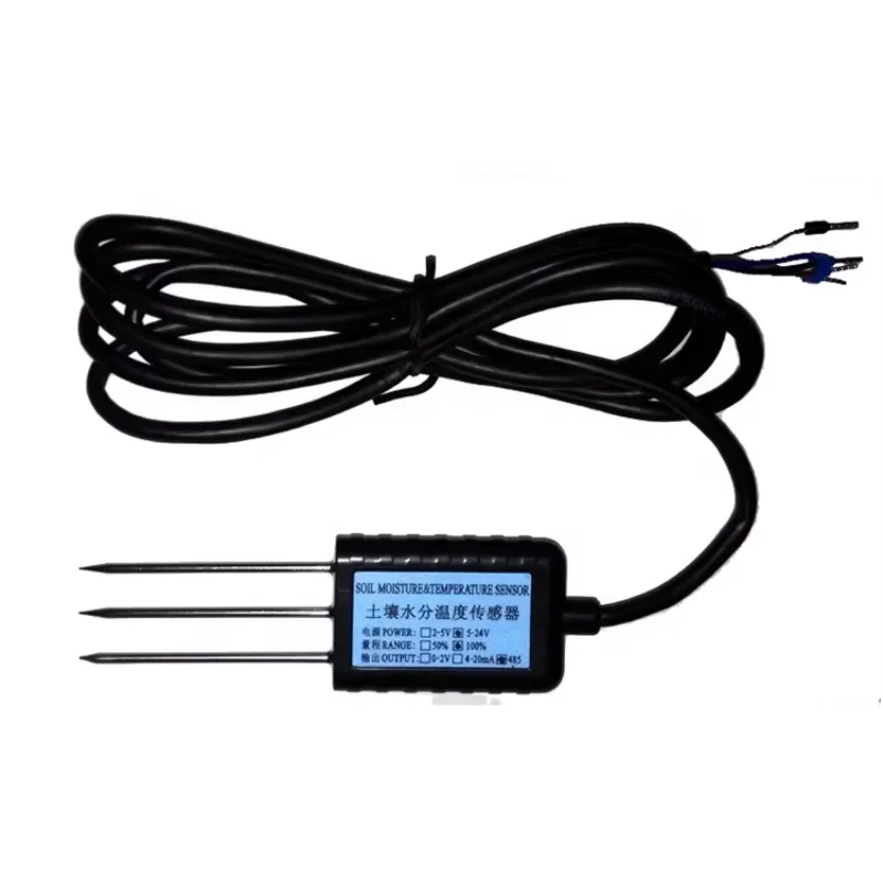 BGT Smart RS485 3.3V DC 3 In 1 Soil Temperature Moisture Conductivity EC Sensor For Smart Agriculture