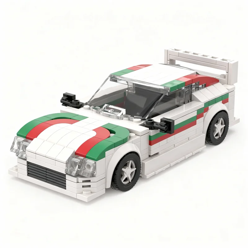 325-teiliger MOC Tom S Castrol Supra City Champions Modellbausatz Konstruktionsspielzeug Weihnachtsgeschenke DIY Kreative Idee Bildungsspielzeug