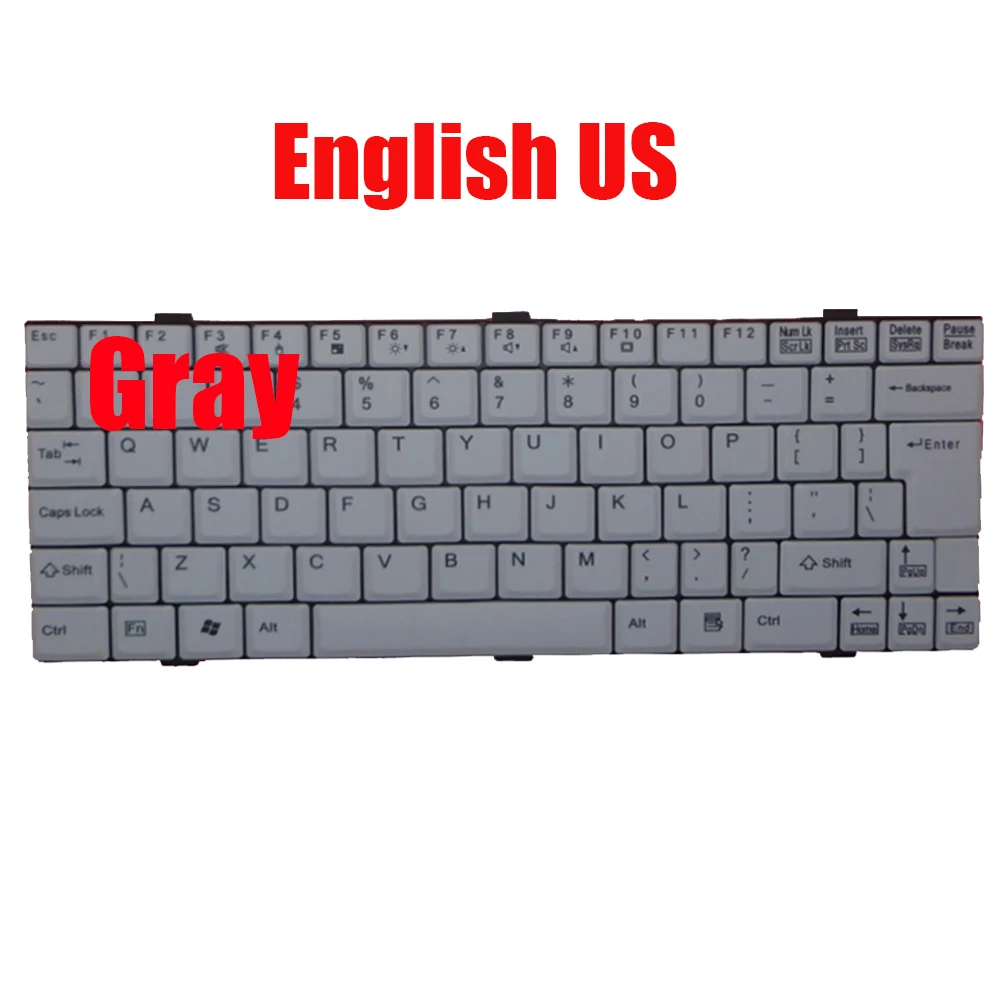 English US Laptop Keyboard For Fujitsu LifeBook P5000 P5010 P5010D P5020 P5020D B3000 B3010D B3020D K022333A K022333B1 New