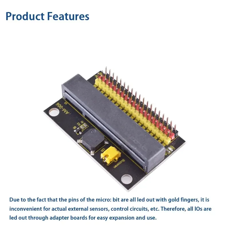 Micro Bit Expansion Board IO BIT Teaching Programming Horizontal Adapter Board Onboard Passive Buzzer