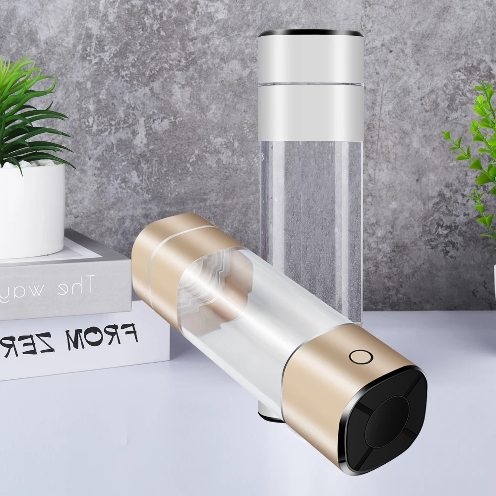 5000PPB Hydrogen Water Generator Anti-Aging IHOOOH H2-Cup Electrolysis Ionizer Rechargeable Mini Hydrogen Concentrators Pure H2