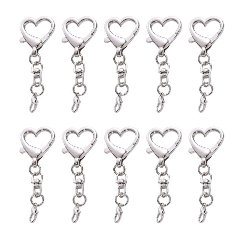 

A52E Portable Heart CoolChain Подвесная пружинная застежка для энтузиастов