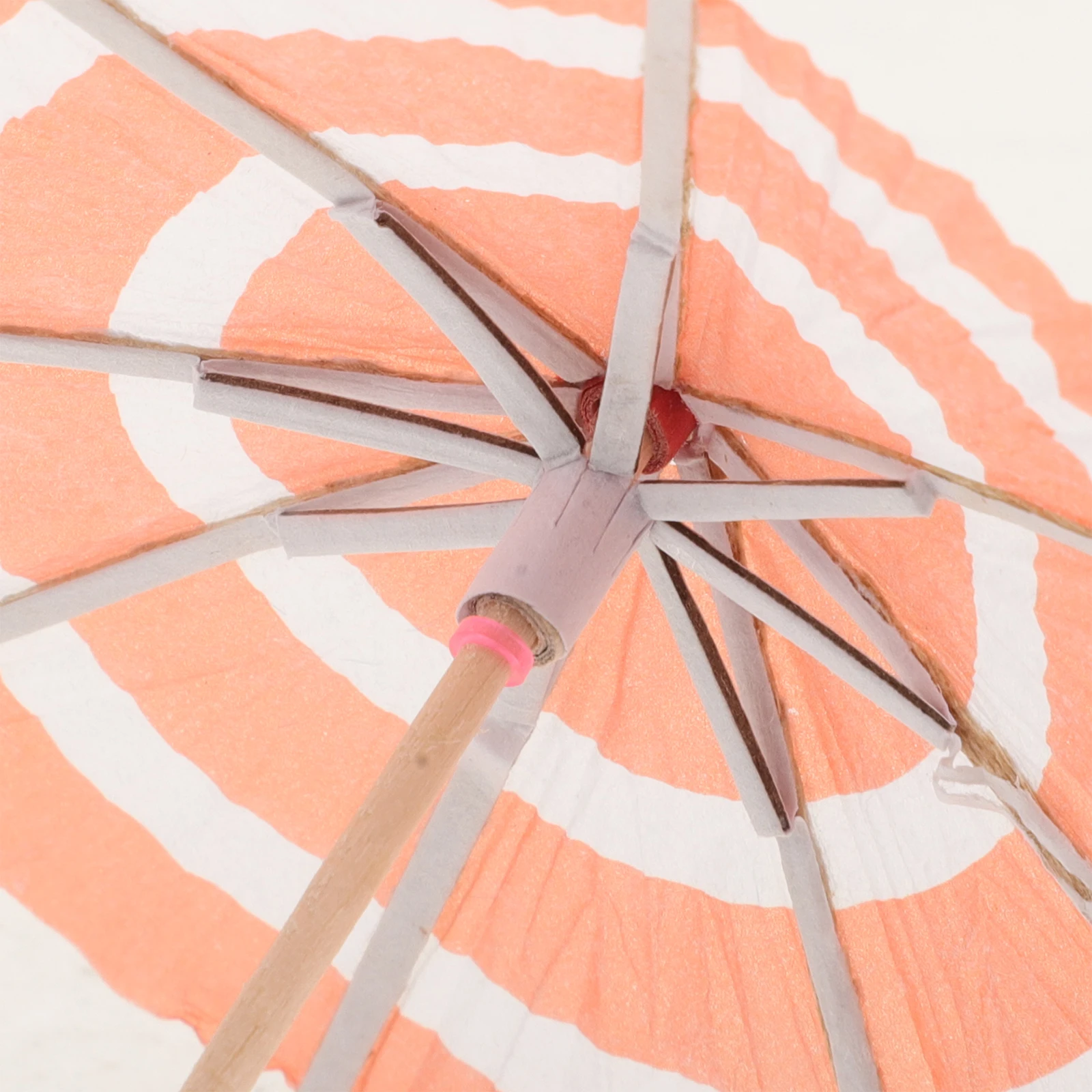 

50Pcs Cocktail Umbrellas Drink Picks Mini Umbrellas for Drinks with Attractive Design Safe Wood and Paper Material for Party