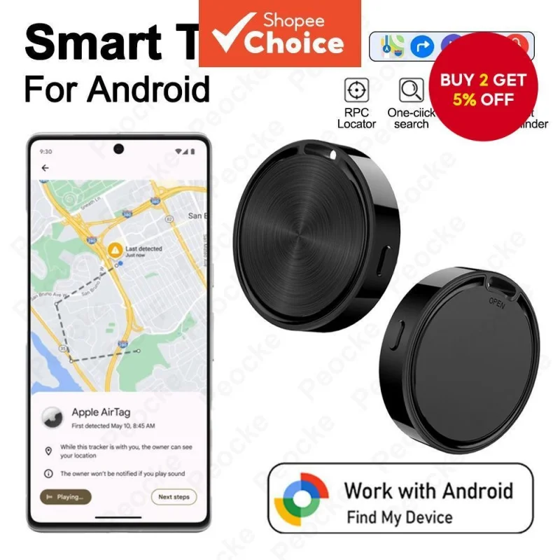

Умный GPS-трекер Google для устройств Android, с функциями защиты от кражи, отслеживания активности и совместимостью с другими устройствами.