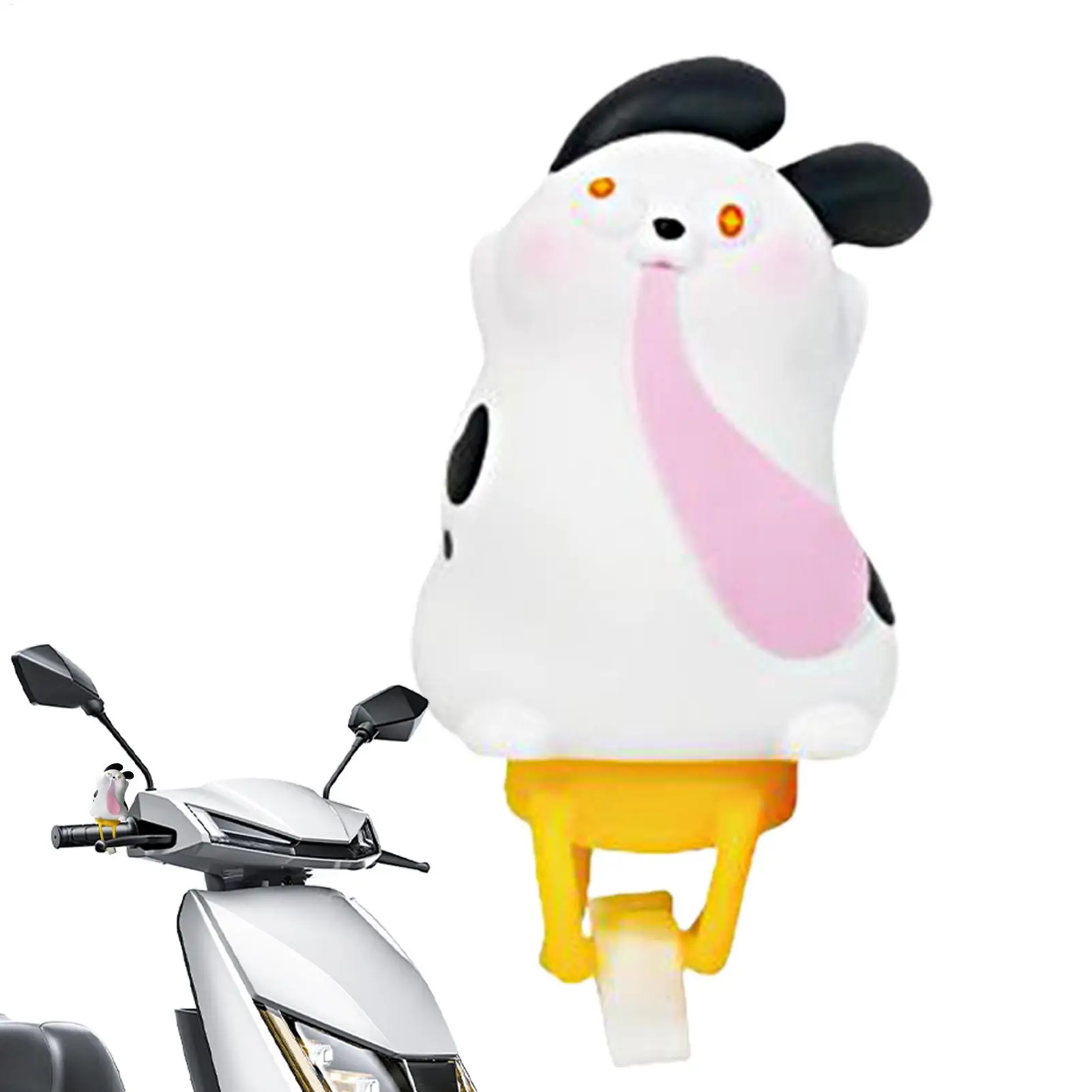 

Фигурка руля велосипеда, мультяшное животное, милое украшение на руль для велосипеда, аксессуар для скутера, езды на велосипеде, дети на открытом воздухе