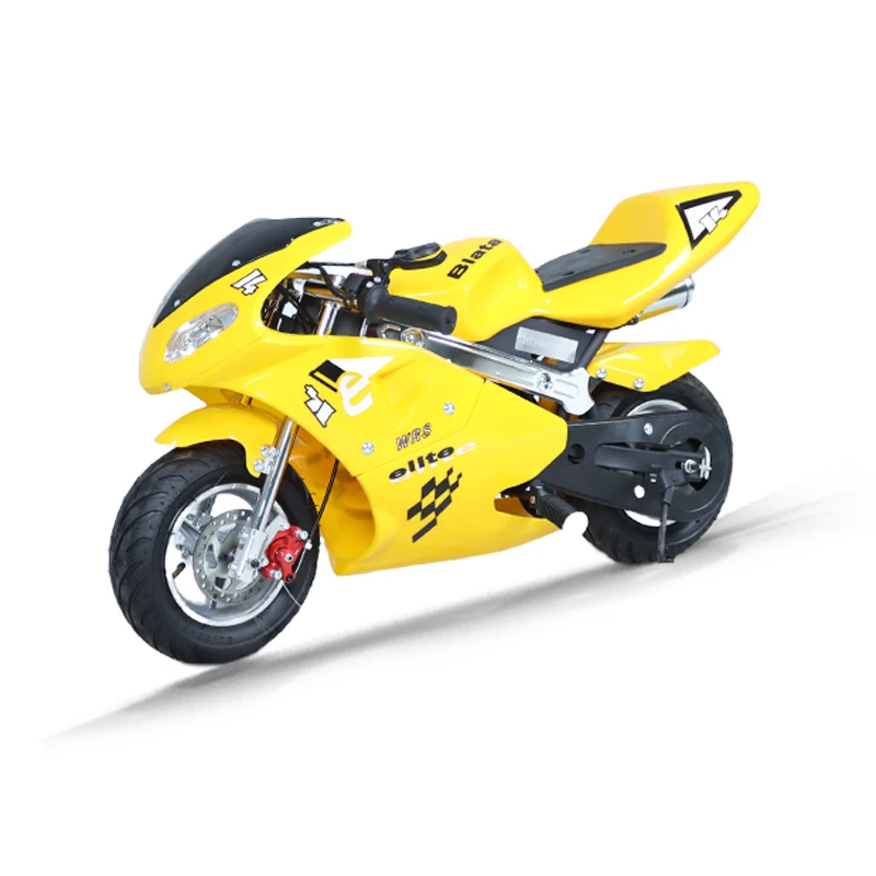 

Max Load Capacity 90KGS Single Cylinder 49cc Mini Moto Pocket Bike With Front LED Lights