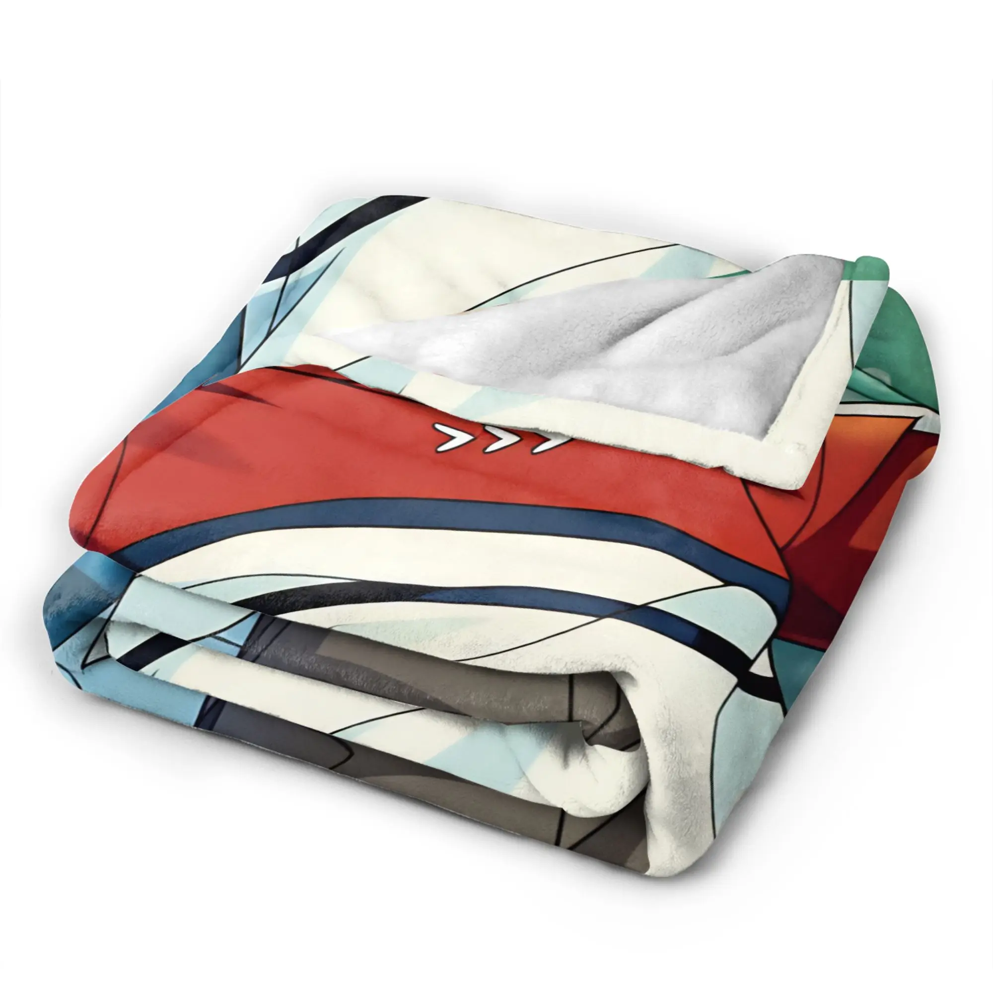 Cozy Throw Blanket Plane Travel Ensembles-Stars  Blanket  Flannel Bedspread For Living Room Graphic Sofa Bed Cover