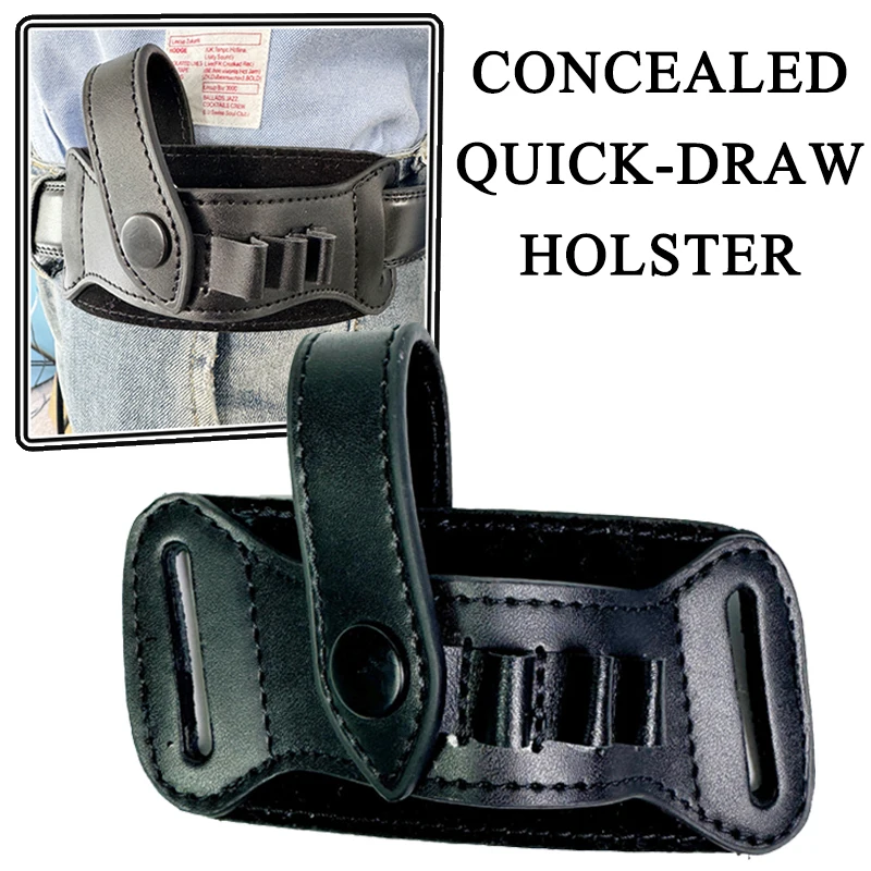 

AQZXC Tactical Quick-Draw Holster 64/77/92 Holster With Three Bullet Holes Hidden Waistband Holster Stage Prop Stage Performance