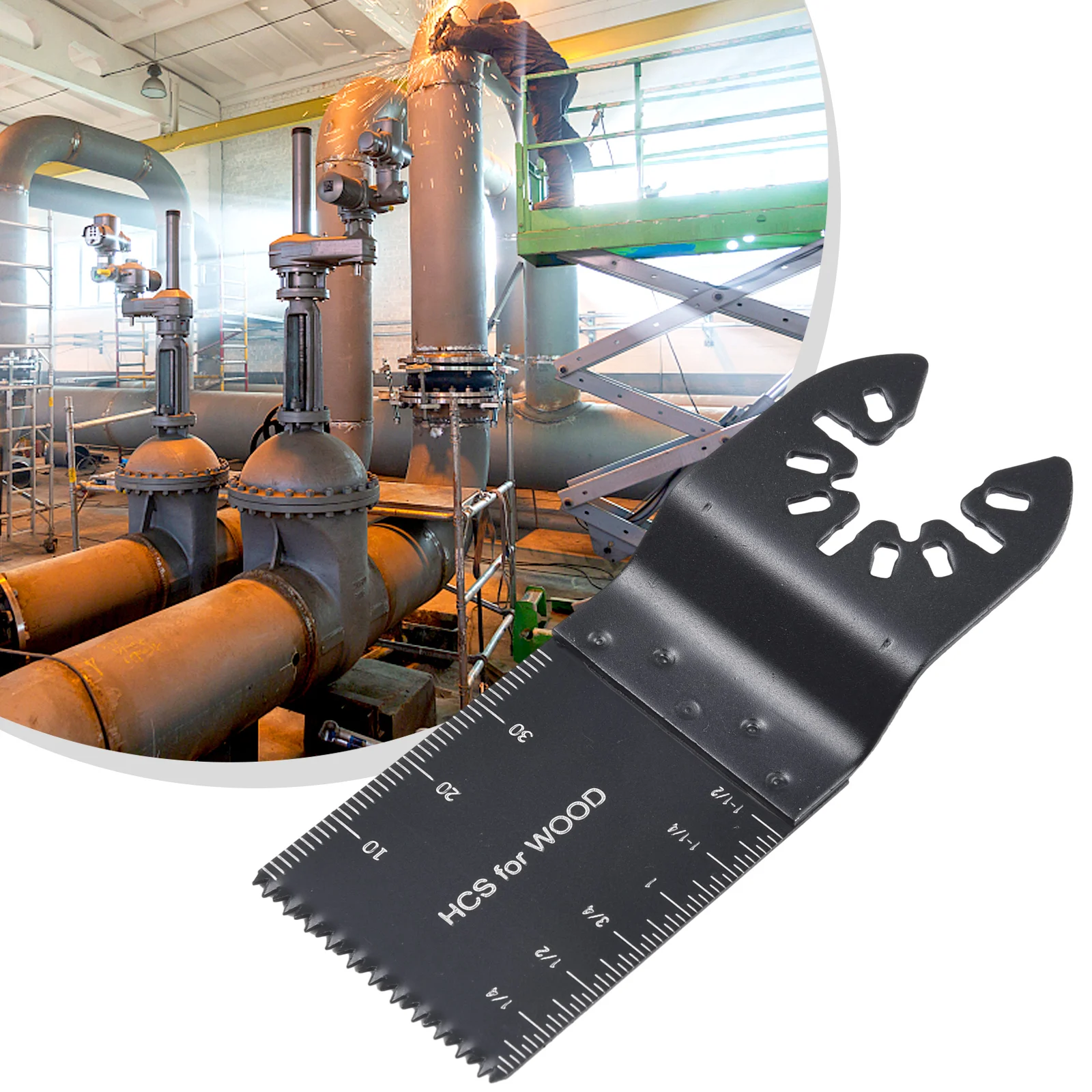 Oscillating Saw Blades Bi-Metal Arc Edge Multitool Blades Cutter Wear Resistant Oscillating Blades Fast Cuttining Tool