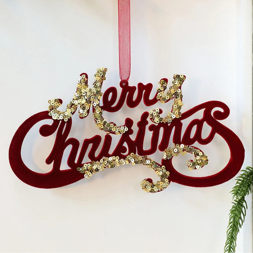 عيد الميلاد الأحمر أفخم الأيائل جرس معلق قلادة شجرة عيد الميلاد الحلي إكليل القوس نويل ناتال عيد ميلاد سعيد زينة عيد الميلاد سنة جديدة سعيدة 2025