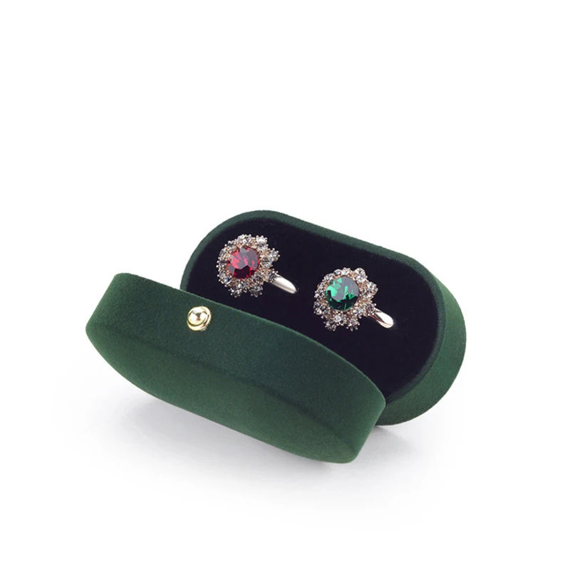 New Velvet Double Ring Box for Engagement