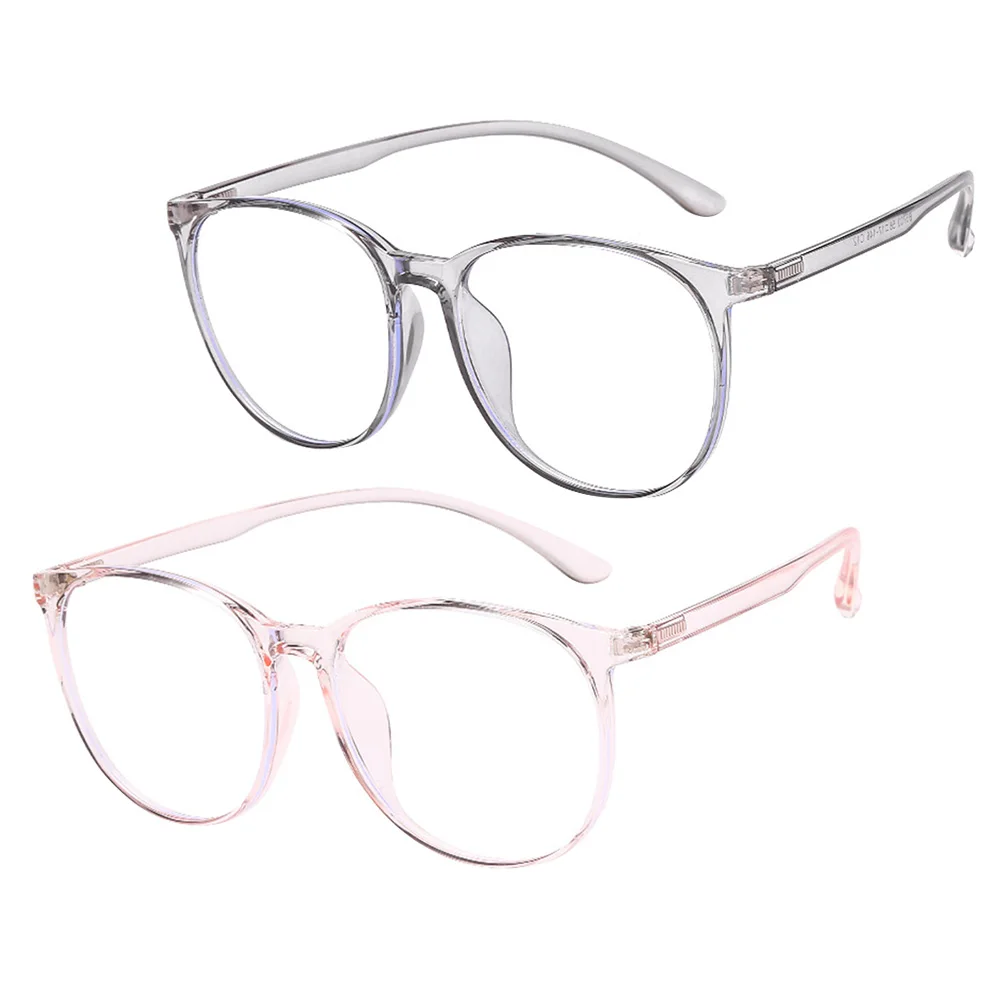 

2Pcs Light Glasses Fashion Eyeglasses Party Photo Props Durable Lightweight Silicon Material Fits Most People Protect
