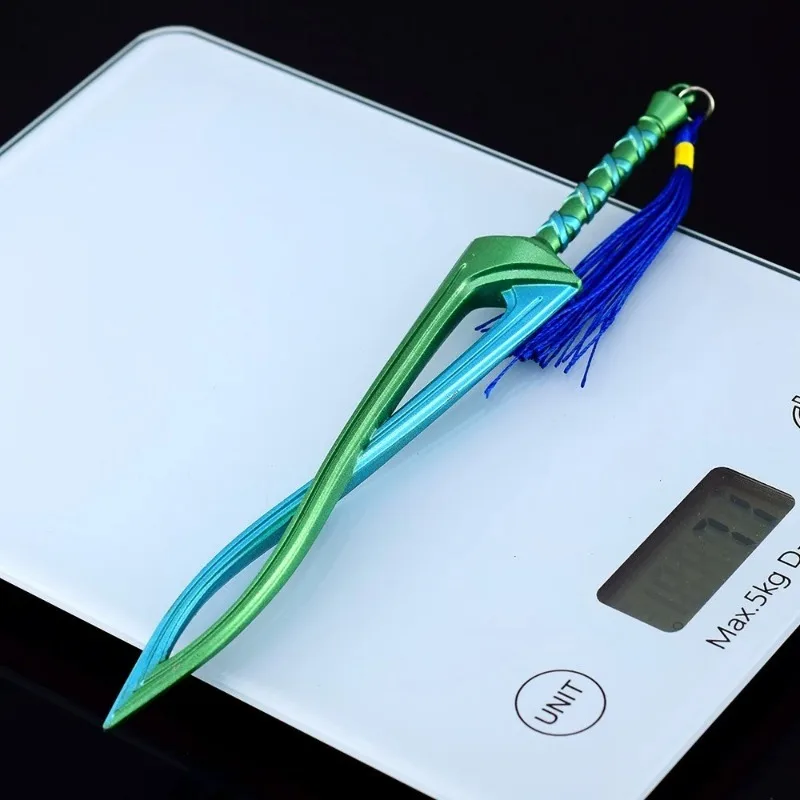 دموع لعبة المملكة نموذج السيف الطرفية ، سلاح ، حلي سلسلة المفاتيح ، ألعاب للأولاد ، جمع الهدايا ، 21 * #6