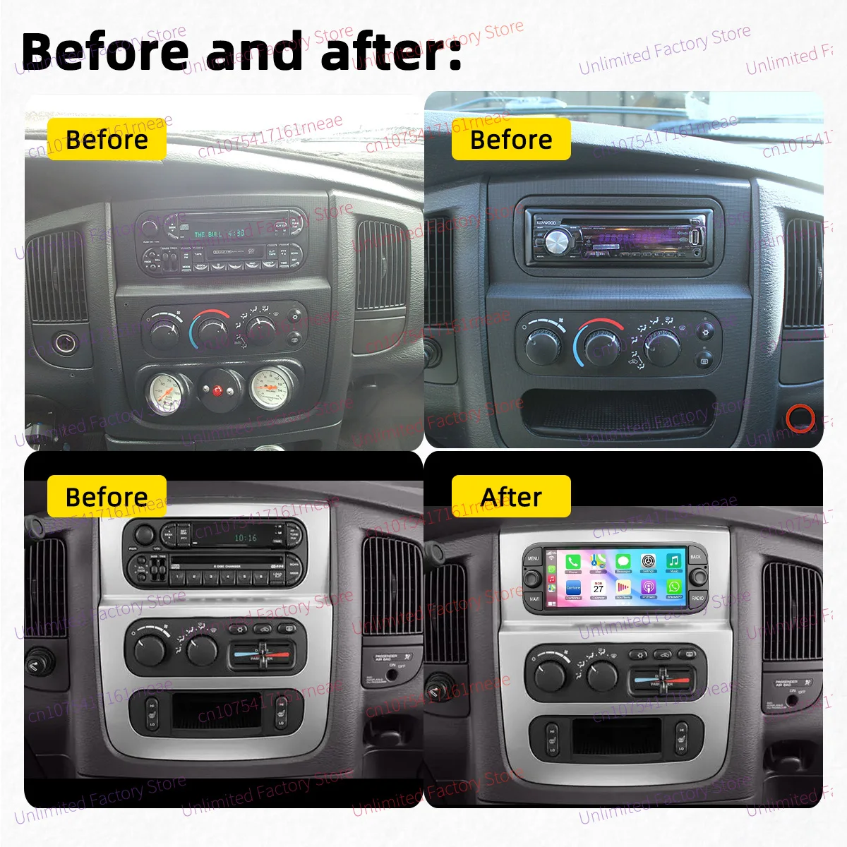 1 Din Radio GPS Stereo 6.86