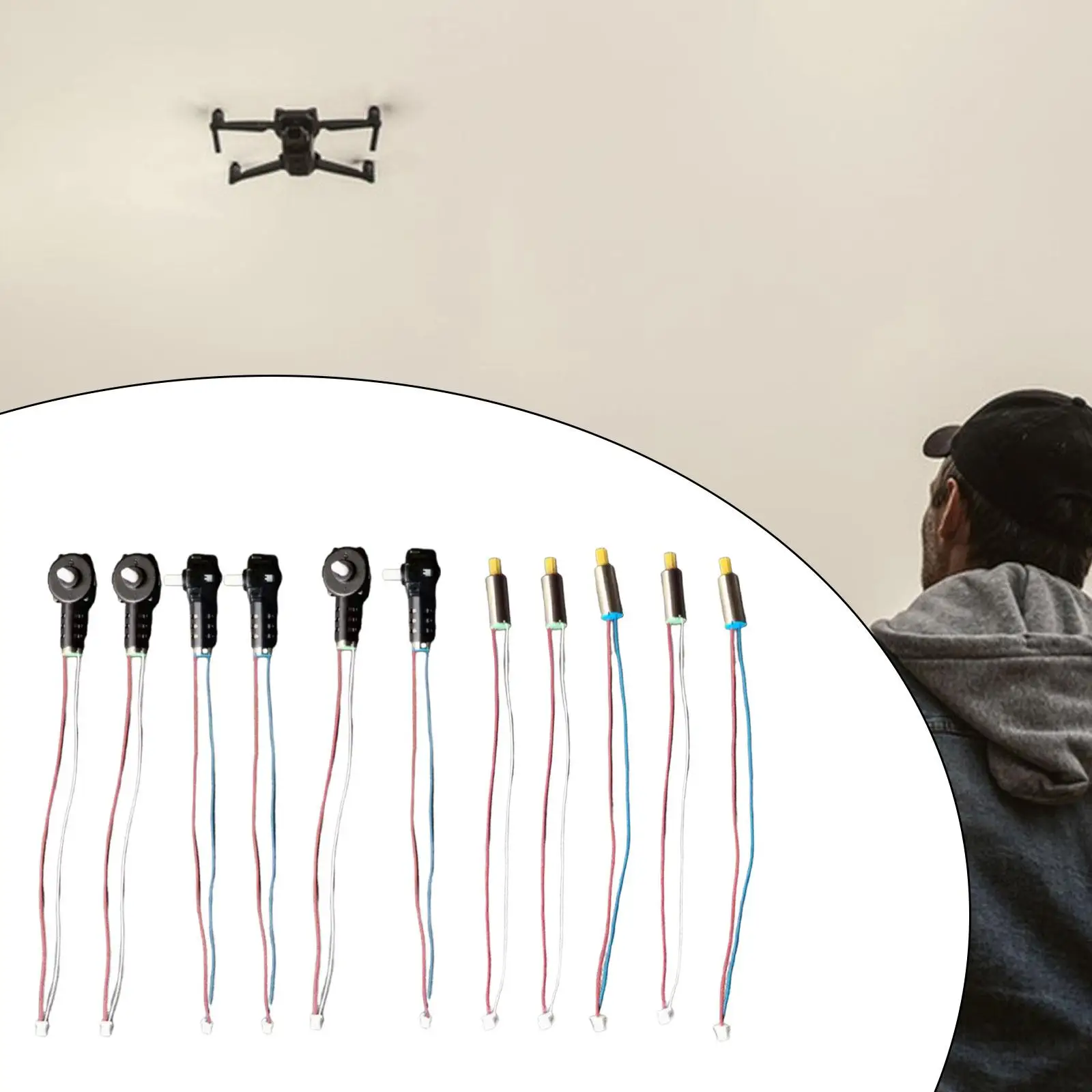 Moteurs de Drone accessoires de moteur avant, Mini moteur négatif positif, moteur de Drone RC, moteurs pour Drone RC quadrirotor E88Pro E88