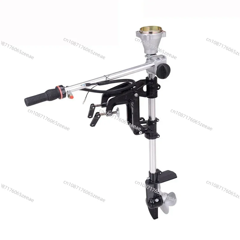 Conversion of Gasoline Mower To Electric Outboard Engine Engine Bracket, Marine Mounted Engine, Motorless Marine Propeller