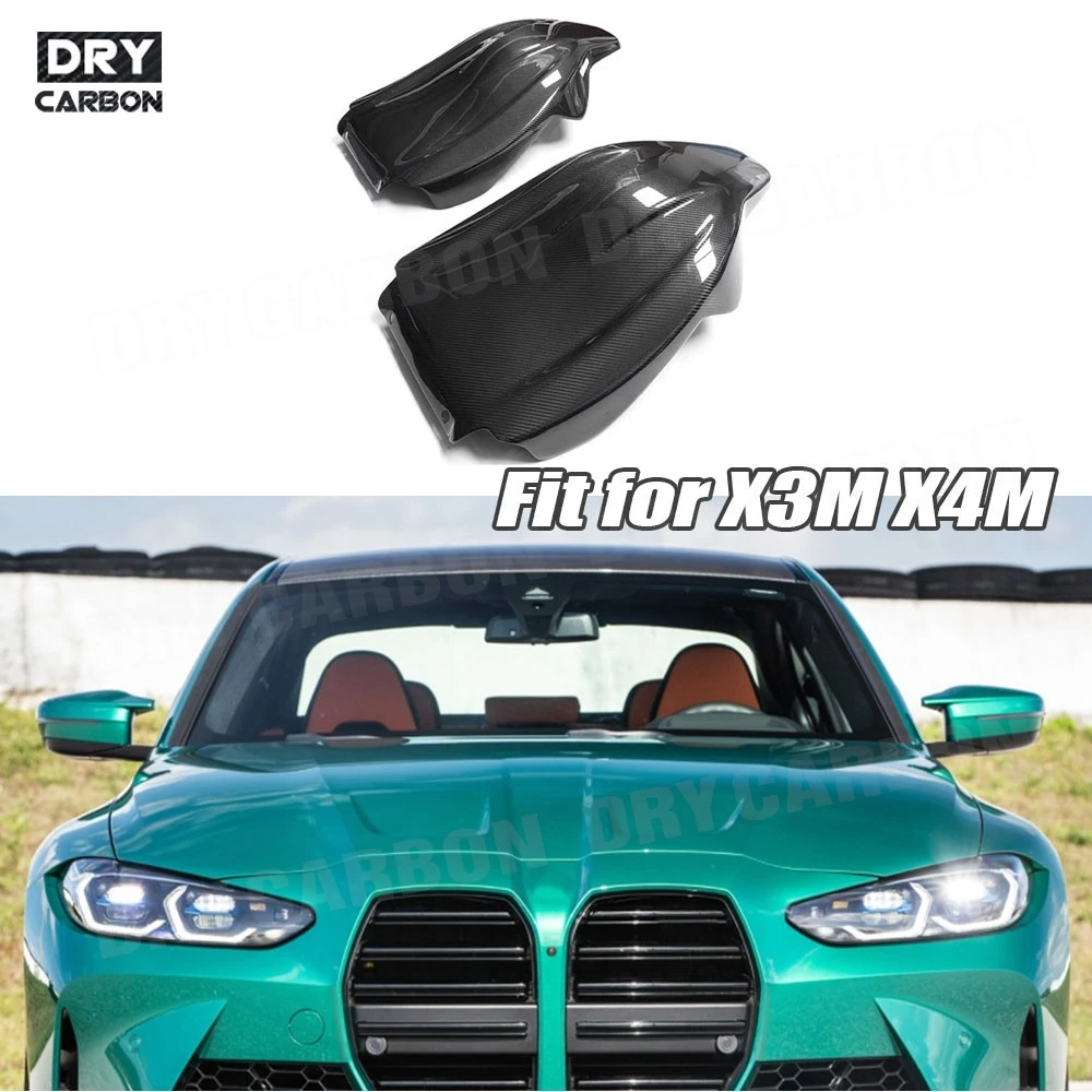 

Dry Carbon Fiber Car Interior Seat Back Covers Trims For BMW G80 M3 G82 G83 M4 G87 M2 X3M X4M 2021+ Back Seat Shell Trim Bodykit