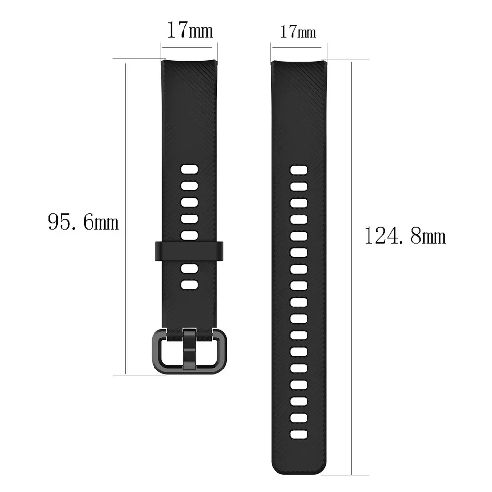 Honor Band 4 5 용 실리콘 스포츠 팔찌, 액세서리 교체 스트랩, 화웨이 Honor Band 5 4 스마트 워치 스트랩