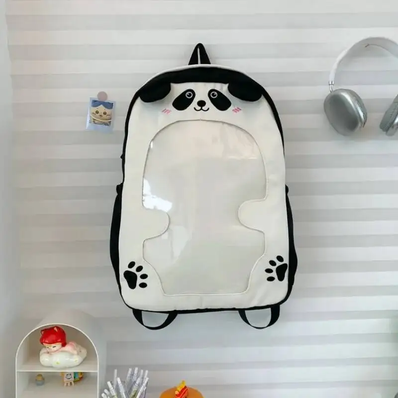 Women Kawaii Cartoon Schoolbags High-Capacity Fashion Sweet Y2k Aesthetic Ita Bags Students Casual Design Chic Backpacks