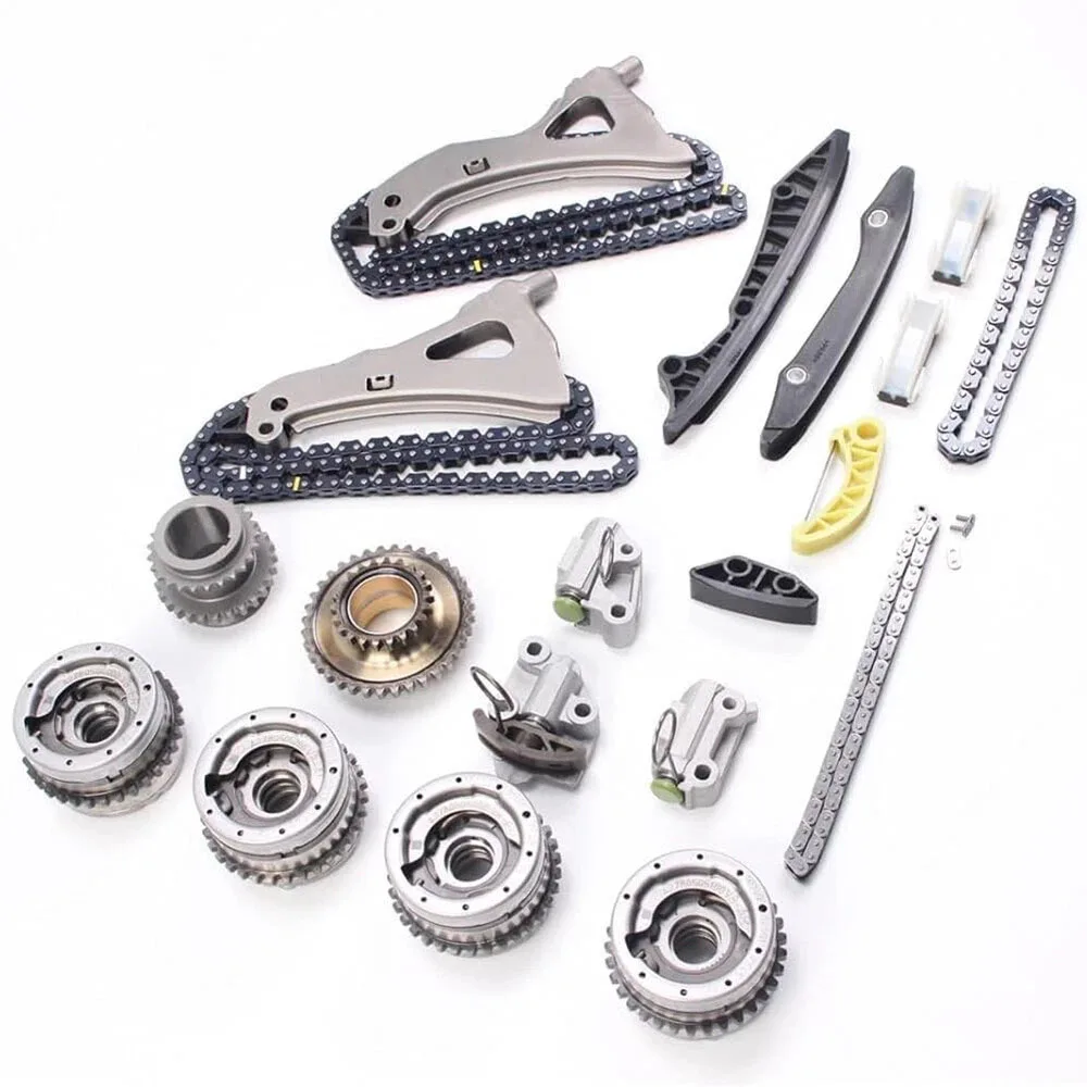 Engine Parts Timing Chain Kit With VVT Gear Fit 4.7 L M278 For Mercedes-Benz CLS500 GL500 GLE500 GLS500 4.7L V8 Gas 2011-2020