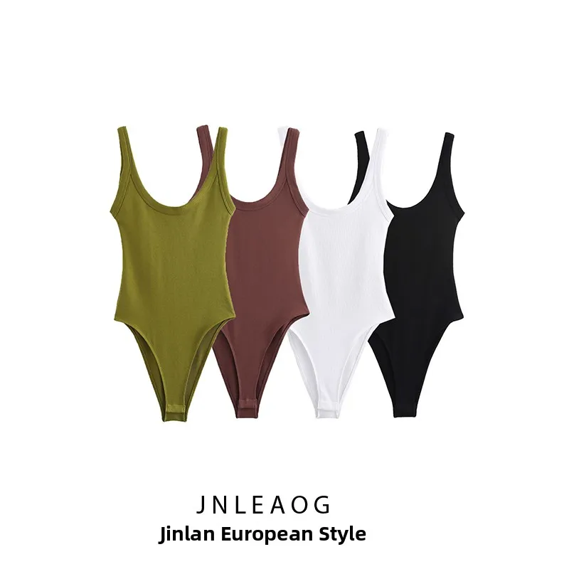 JNLEAOG 패셔너블한 스레드 원피스 여성 수트 하이웨이스트 숏 팬츠 폴리에스터 섬유 2025년 봄 신상품