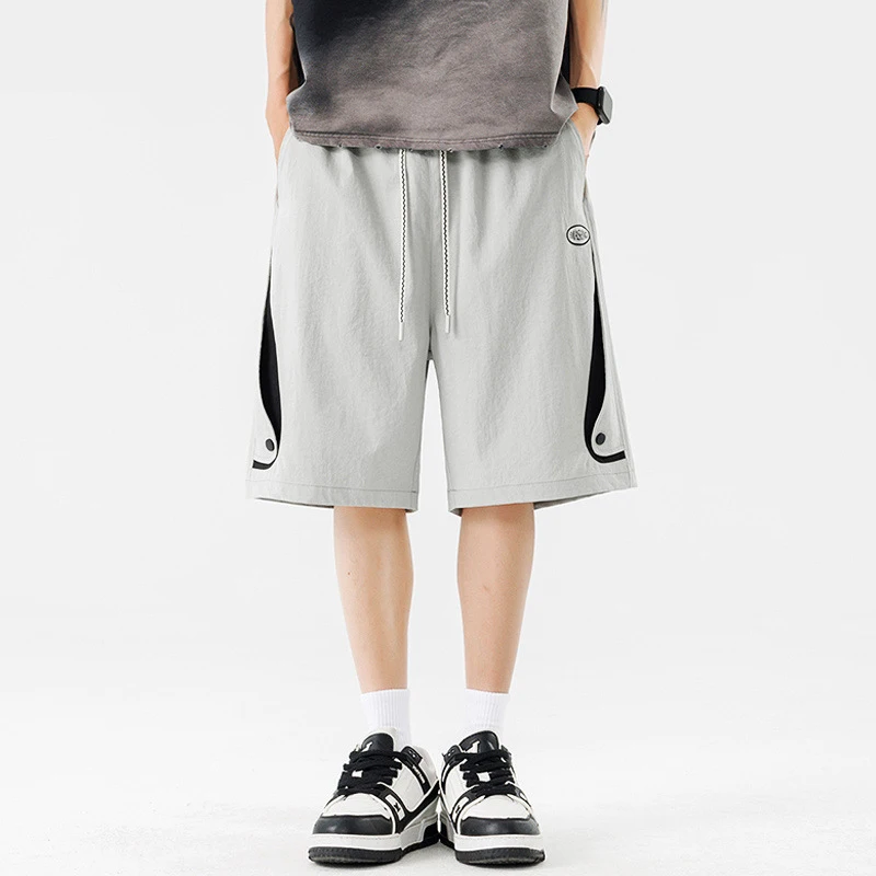 8XL Plus Size Cargo Shorts Men Summer Shorts Fashion Casual Pocket Patchwork Design Short Pants Elastic Waist Male Big Size 8XL