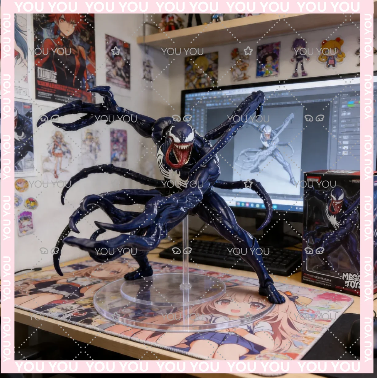 

2026 HOT Новинка! Фигурка Venom Lethal Neighbor, аниме-персонаж Эдди Блэка, Человек-паук, модель-статуэтка, подарок, игрушка