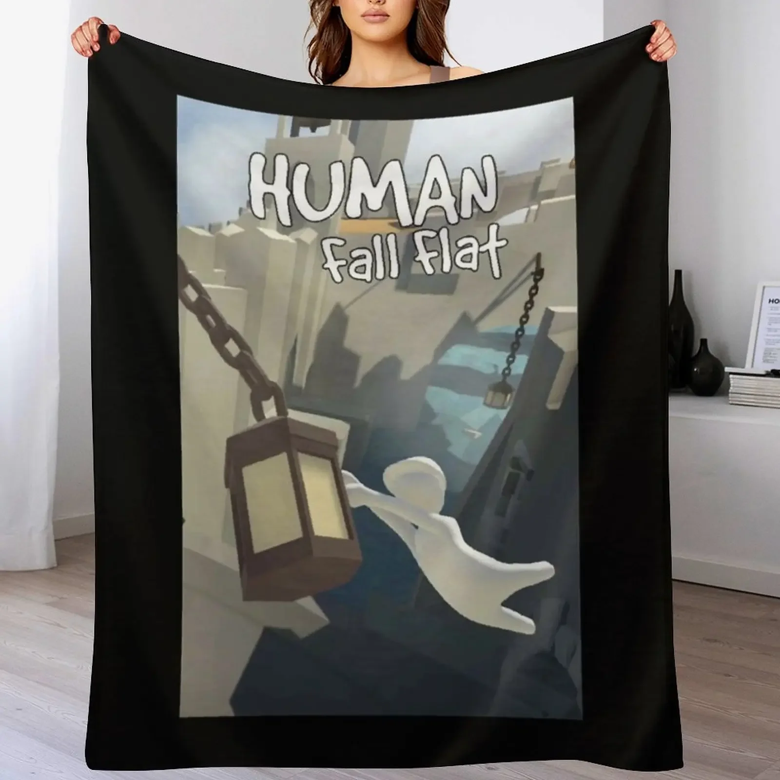 

Human Fall Flat Throw Blanket Flannel Fleece Soft Warm Throw Blanket