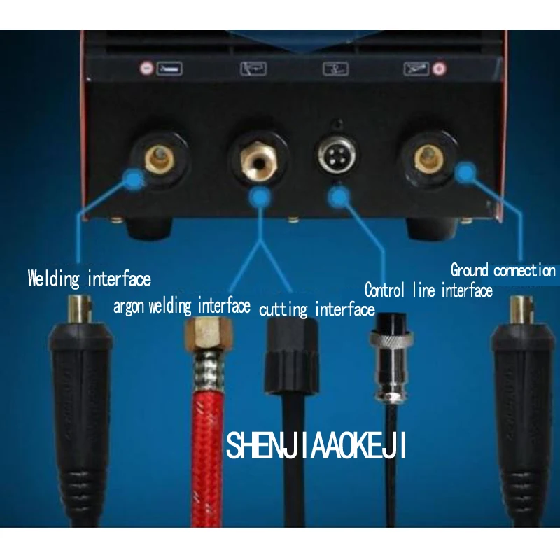 CT520 Three-used welding machine Manual welding argon arc welder Multi-function plasma cutting machine Energy-saving tool 220V