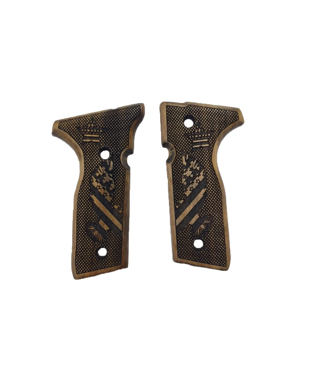 

Beretta Stoeger Compatible Laser Cut Wooden Grip 2022-5