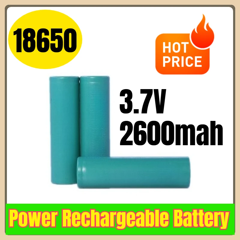 

18650 3.7V 2600mah Power Rechargeable Battery