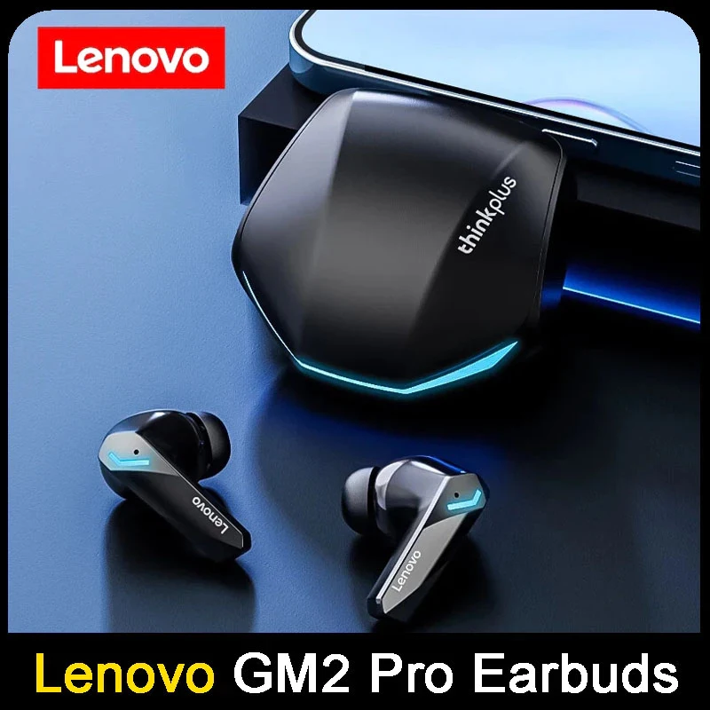 Lenovo GM2 Pro TWS Wireless HIFI Stereo Headset Low Latency Headphones Gaming Music Dual Mode Earbuds Music Sport Headset