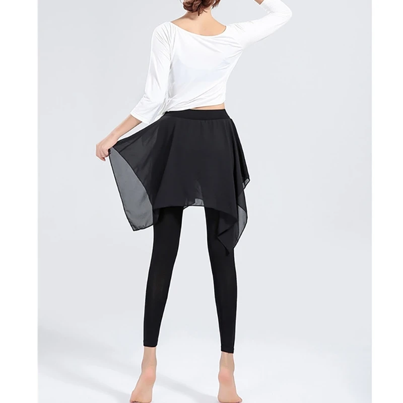 Stylish Irregular Skirted Pants Comfortable Ankle Length Trousers Skirts for Trendy Ladies and 066C