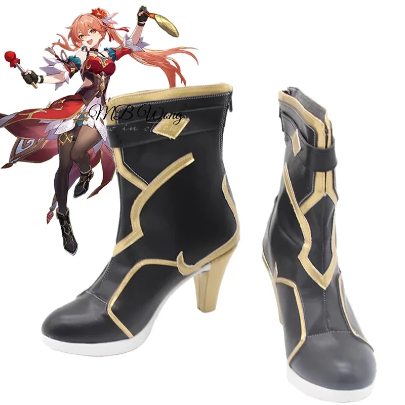 

Game Honkai Star Rail Guinaifen Cosplay Shoes Boots Cosplay Costumes Shoes Cute Girl Props Halloween Carnival Party Custom made