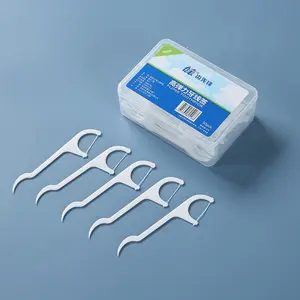 Dental Floss Pick -Stick für Mundhygieneversorgung, Zahnreinigung, interdentaler Pinsel, Auswahl des ultrafünnen Drahtes, 1 Beutel, 50 Stcs, 100pcs 8 Hauptverkaufskupplung machen 250 - №5