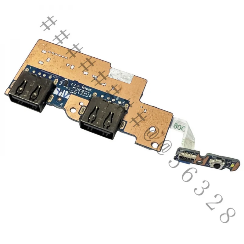SSS+New 5C50S25117 NS-D132 USB Board Power Switch Board With Flex Cable For Lenovo Yoga 7-15ITL5 Laptop Replacement IO Sub Board