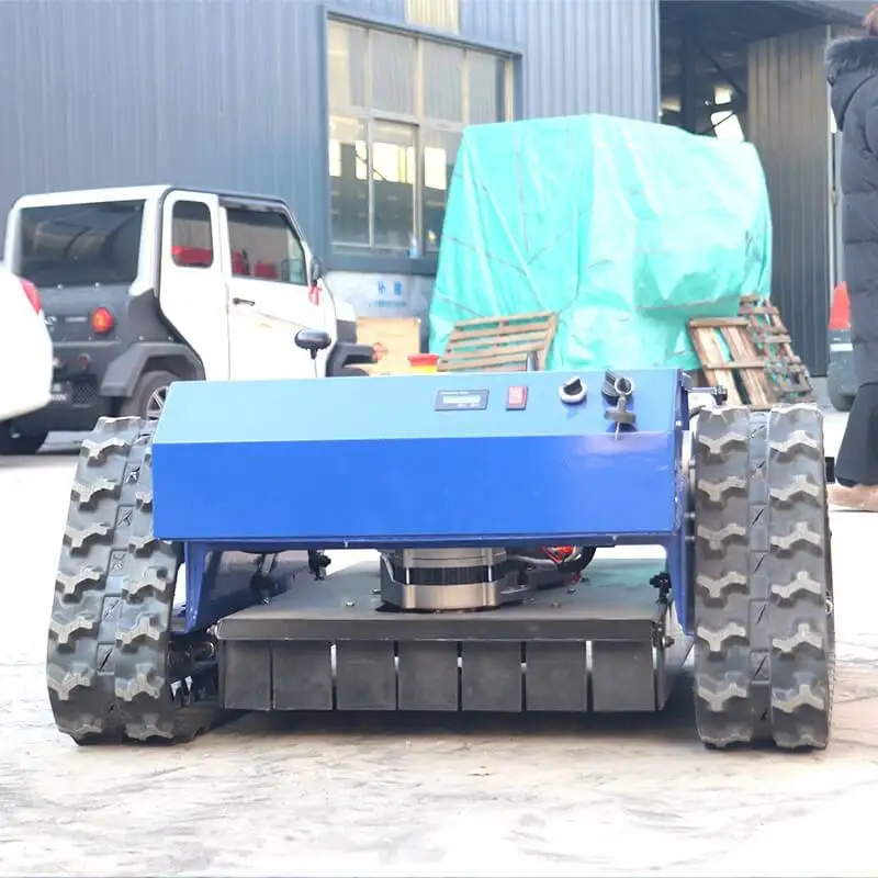 High Quality SDJG Remote Lawn Mower With Engine Remote Control Agricultural Lawn Mower