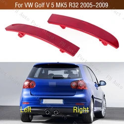 For VW Golf V 5 MK5 R32 2005-2009 Car Rear Bumper Tail Parking Brake Light Warming Turn Signal Reflector Lamp Cover No Bulb