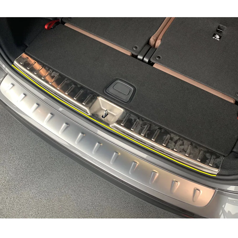 For Mercedes Benz GLB Class W247 X247 2019 2020 2021 2022 2023 Inner Rear Bumper Stainless Steel Scuff Sill Trunk Plate Pedal
