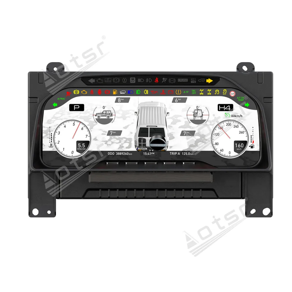 For Toyota Land Cruiser LC70/71/76/78/79 2007-2024 Digital Cluster Dashboard and Cockpit LCD Instrument Panel Upgrade
