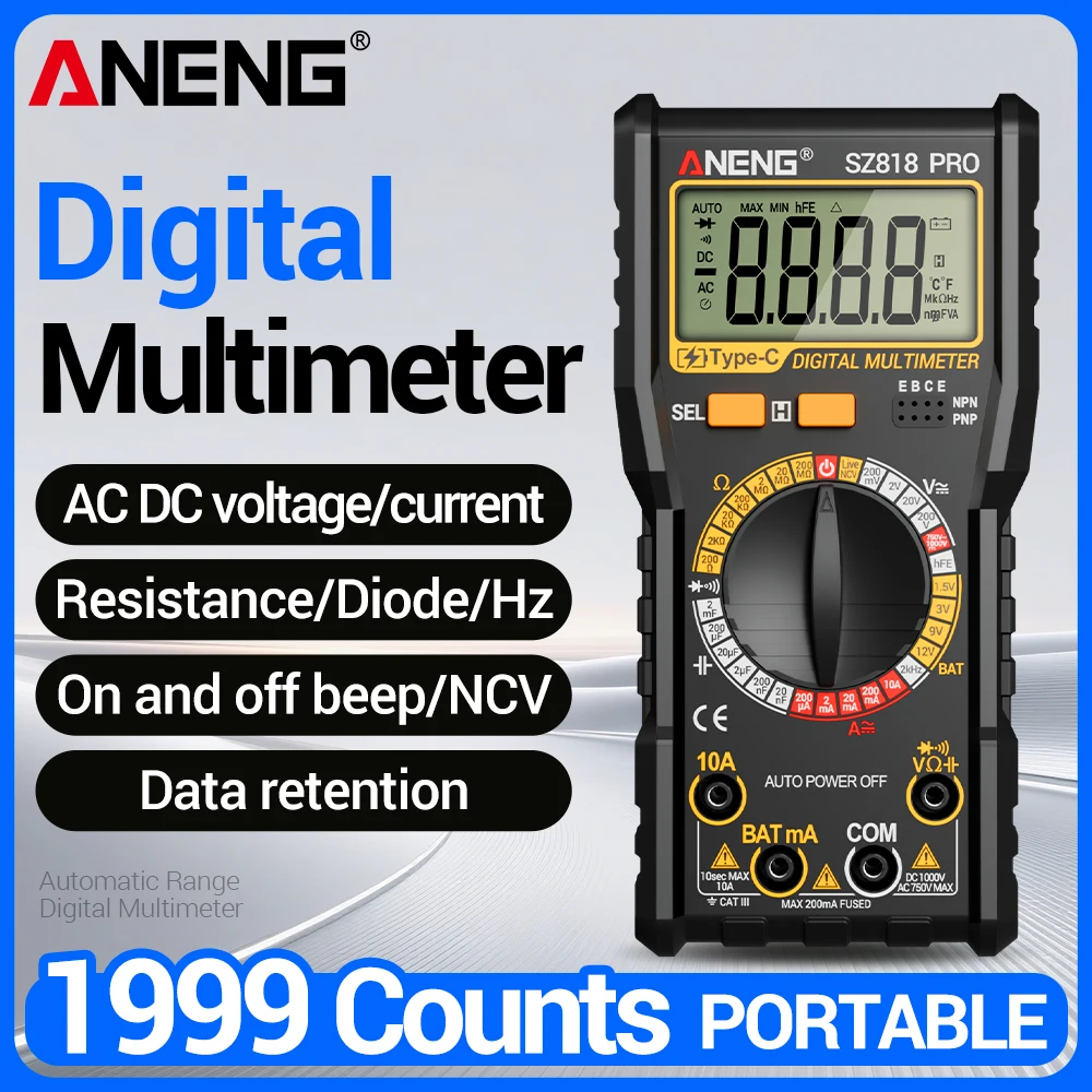Aneng Digital Multi…