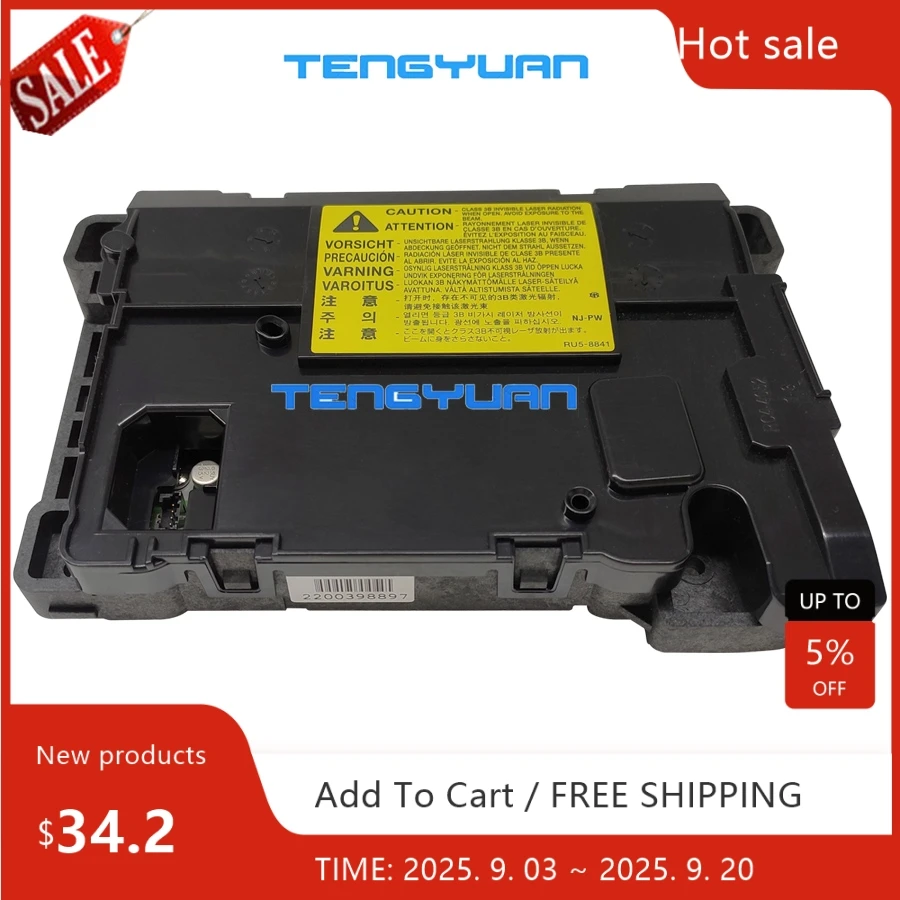 

Оригинальная головка лазерного сканера для HP M402 402 M403 M426 M427 M501 M506 M527 Детали принтера лазерного сканера RM2-5525 Лазерная головка