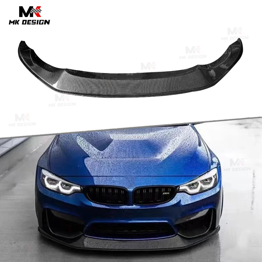 

Carbon Fiber C Style Front Bumper Lip Chin Spoiler for BMW M3 F80 M4 F82 2014+ Front Lip Chin Splitter Car Accessories