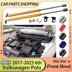 Front Hood Bonnet Lift Support Damper, Shock Piston Rod, Struts para VW, Volkswagen Polo, 6 °, 2017, 2018, 2019, 2020, 2021, 2022, 2023