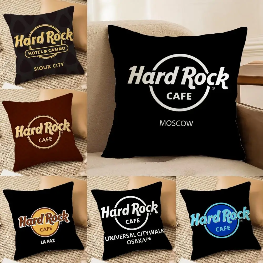 Luxury H-Hardcore Cafe Cushion Cover Soft Plush Double-Sided Printed Sofa Pillow Cushion Cover | Cozy All-Season Decor Gift