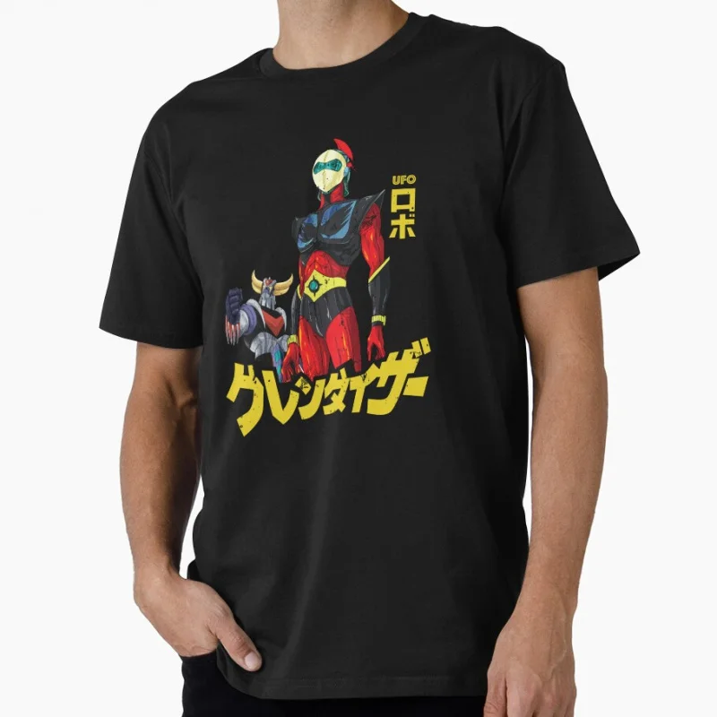 

DUKE FLEED Классический Мехко Аниме НЛО Робот Грендайзер Подарочная футболка для мужчин Одежда Y2K 12923 Топы всех размеров S-6XL Футболка с героями мультфильмов